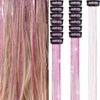 Yousheng 6Pcs Tinsel Hair Clips Easy To Install Remove Chic Look Anywhere Multicolor High Temperature Fiber Tinsel Hair