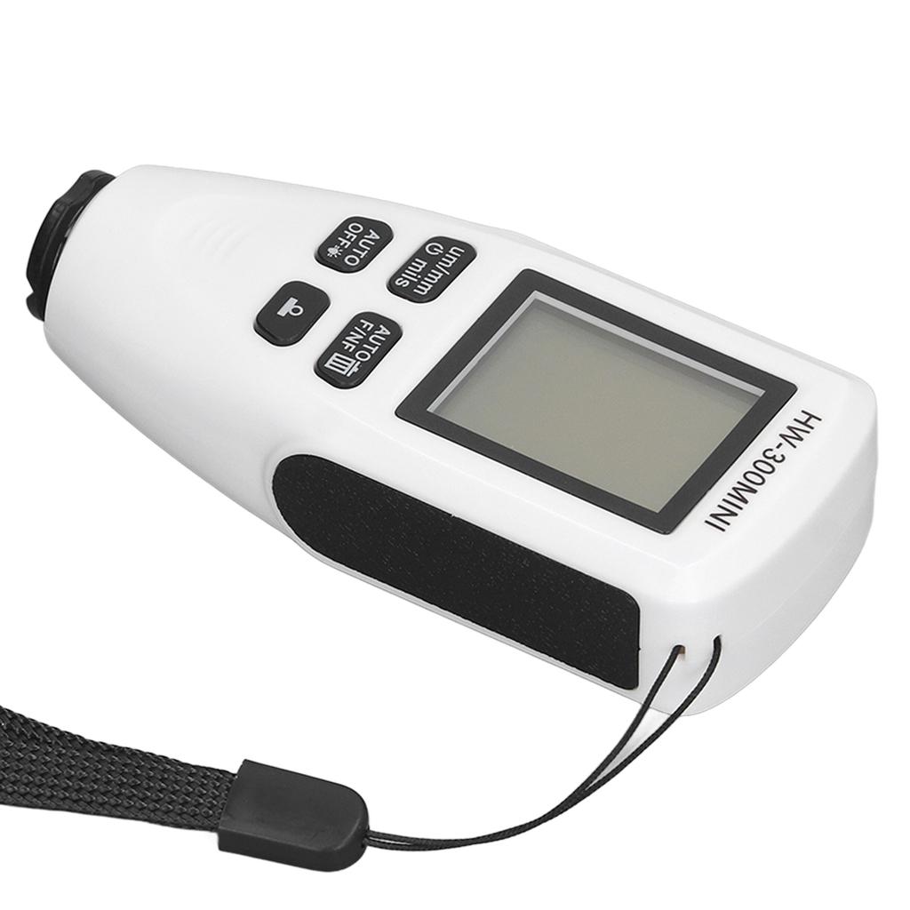 Car Coating Thickness Meter Automatic Measurement Automotive Paint Film Thickness Gauge White