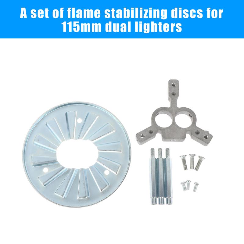 High Quality Stainless Steel Air Swirler For Waste Oil Burners Part Flame Stabilizer Disc Ring For Combustion Machine