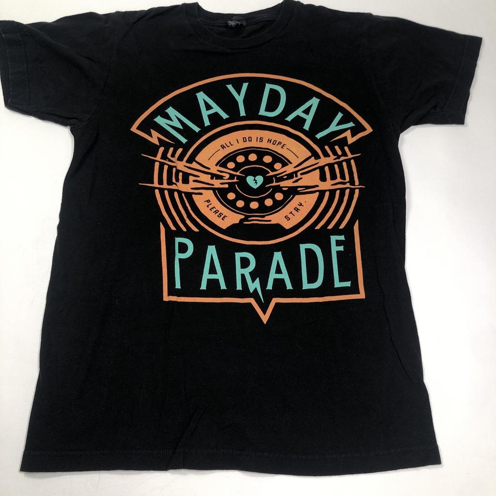 Mayday Parade All I Do Is Hope Please Stay Logo Small Black T Shirt Band Merch