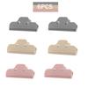 6PCS Chip Bag Clips , Portable large Kitchen Storage Food Snack Seal Sealing Bag Clips Sealer Clamp Plastic Tool for Bag