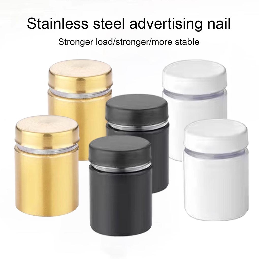 8pcs/set Stainless Glass Spacers - Easy To Install And Anti-Rust For Glass Panels Sign Panel