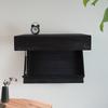 Magic Flap Wall Shelf With Hidden Secret Compartment Concealed Floating Shelf Wall-Mounted Storage Rack Hidden Compartment