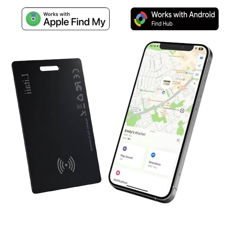Official MFi Certified Smart Tag GPS Tracker for Apple & Google Find My Device Ultra-thin GPS Tracking Device Tracking Device