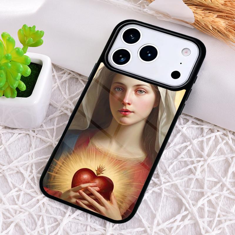 Virgin Mary And Jesus Shockproof Phone Case for iPhone 17 Air 16e 15 11 12 14 13 Pro Max Cover Coque