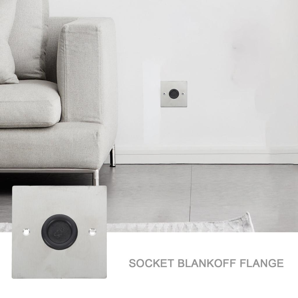Stainless Steel Socket Cover Blank Outlet Wall Plate Protective Decorative Toggle Switch Plates Electric Door Controller