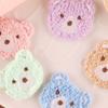 Embroidery Label Cute Bear Head Embroidery Sticker Diy Hand Account Accessories Accessories Patch Brooch Jewelry Hair Accessories Cloth Sticker