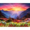 5D Diamond Painting Sunset Landscape Diy Round Water Diamond Embroidery Beach Mosaic Pattern Complete Design Home Decoration