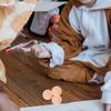 10Pcs Natural Wooden Craft Balls Unfinished Solid Wood Smooth Round Ball for Handmade DIY Decoration Wood Ball