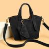 Retro large capacity portable messenger women's bag