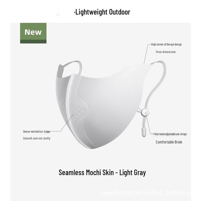 

Женская маска для велоспорта из ледяного шелка с защитой от УФ-лучей, 2025: Легкая, дышащая защита от солнца