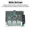 DC 9-55V DC Motor Speed Regulator 9V 12V 24V 36V 48V High Power Drive Module PWM Motor Speed Controller 40A Current Regulator