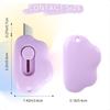 6-teiliges Mini-Boxmesser Wolken-Boxmesser Brieföffner Kartonöffner Geeignet für Büro, Zuhause, Schule, Schreibwaren, DIY-Basteln;