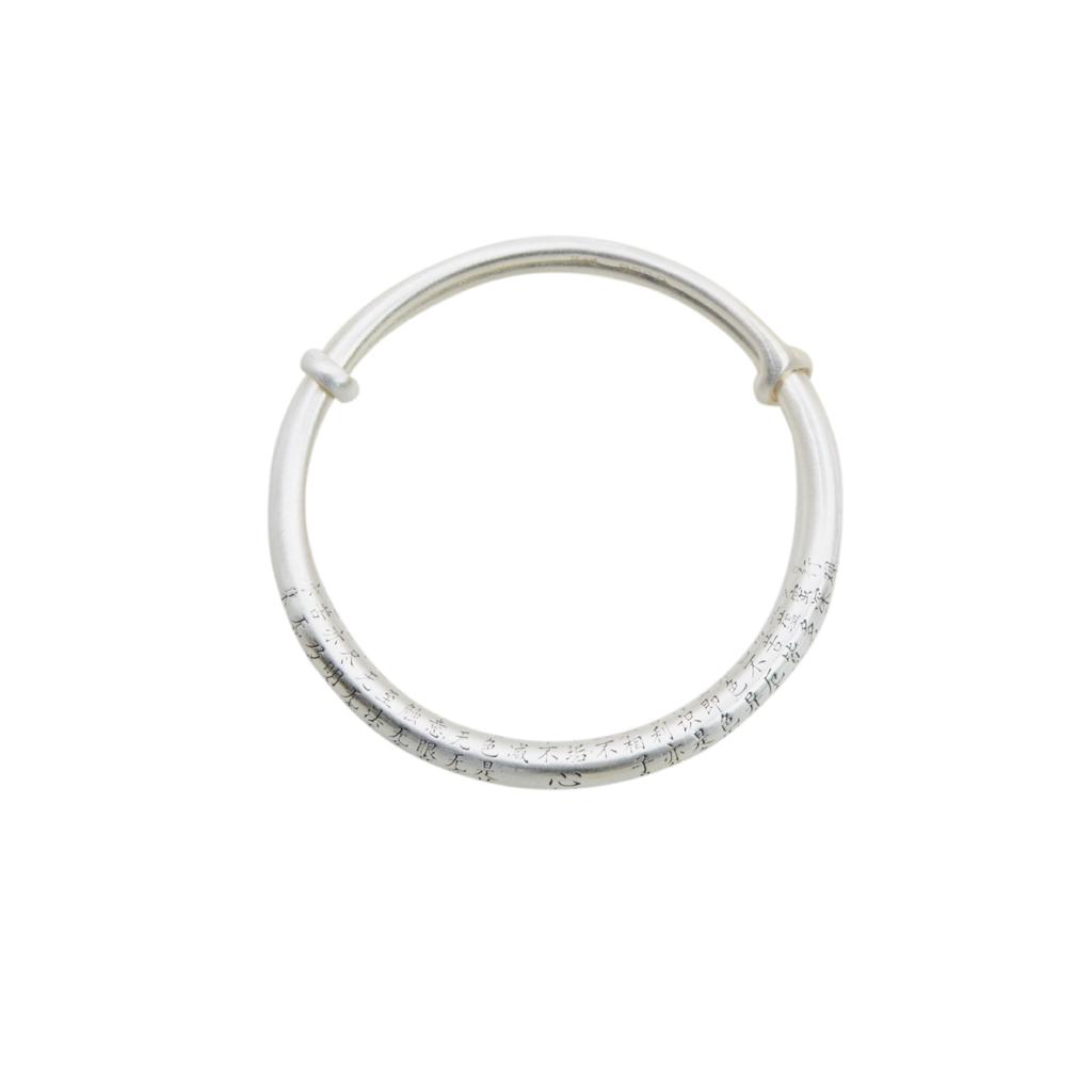 Zuyin 9999 Baby Solid Red Rope Heart Sutra Push Pull Bracelet with Retro Ethnic Style Full Moon Children's Day Gift Pair