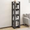 Bookcase - Pine - 41x35x160 Cm - Grey - Living Room Furniture - Contemporary Design