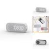 Bluetooth Led Alarm Clock With Radio And Builtin Speaker For Bedroom Decor