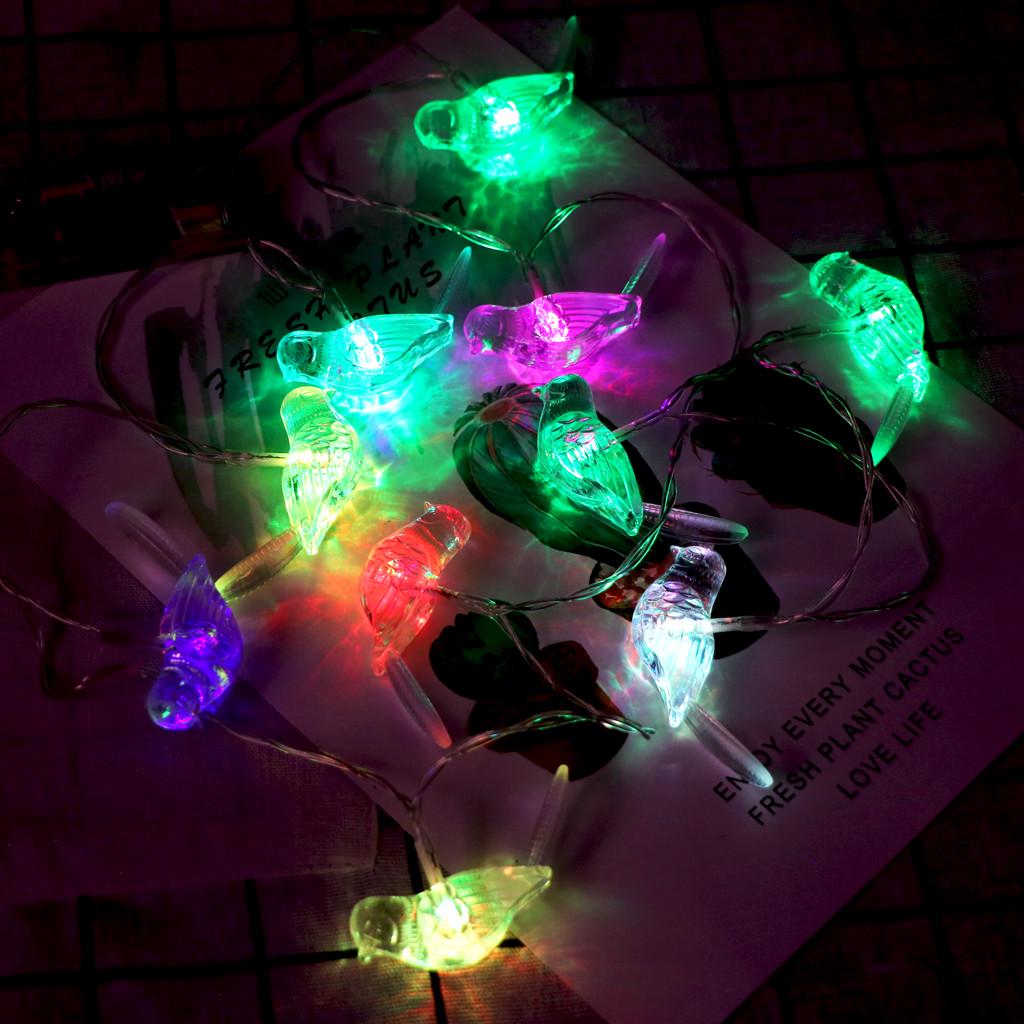 

(SU)Длинный хвост Птицы Огни Декоративные огни 10 Led Battery Тип 1.65M