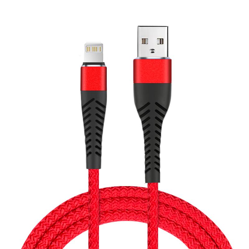 Câble de chargeur USB pour iPhone15 14 13 12 11 Pro X XR XS Max 5 6 s 6s 7 8 Plus, charge rapide, fil Long et court, cordon de données pour téléphone, 3m