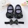 New Baby Girl Shoes Fashion Versatile Comfort Walkers Exquisite Cutesoft Soles Baby Shoes Anti Slip Princess Shoe Newborn 0-1Y