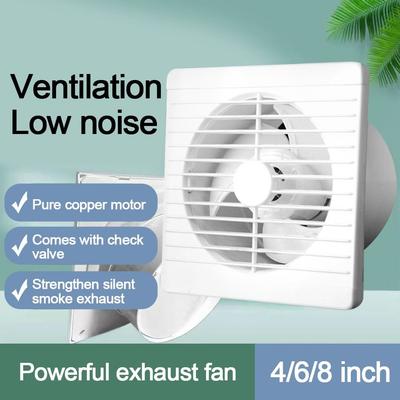 Energiesparender Abluftventilator Wandmontierter Ventilator Abluftventilator Badezimmer Küche Toilette Lüftungsöffnung