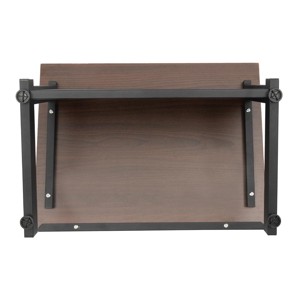 Portable Tabletop Lectern with Bookstop Cherry Red Rectangular MDF, Carbon Steel for Restaurants, Churches, Classrooms, Seminars