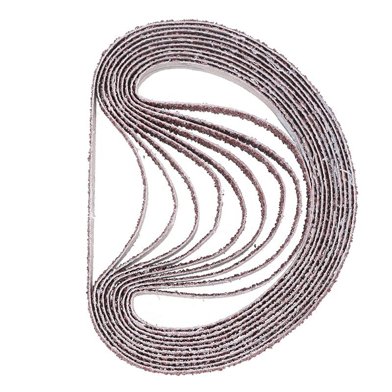 10Pcs Sanding Belt Belts For Sander Power Tool 40,60,80,100,120,180,320 Grit