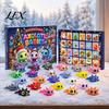 Holiday Boxes Axolotl Advent Calendar 2026, 3D Printed Jointed Flexible Toys, 24 Days Birthday Presents for Boys Girls Christmas Countdown with