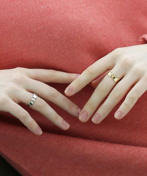 Bonbeau Luckyme Motifs Silver Gold Ring (Type A)