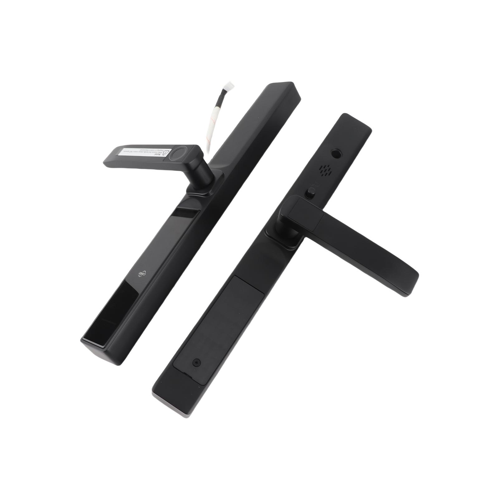 

WiFi Умный Замок Бесключевой Доступ Замок Двери TY APP/Отпечаток Пальца/Пароль/Карта/Механический Ключ 5 Способов Разблокировки Дверь из Алюминиевого Сплава чёрный