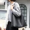 IELGY Korean version of simple lychee pattern handbag, casual pu leather mother bag, fashionable large-capacity shoulder women's bag