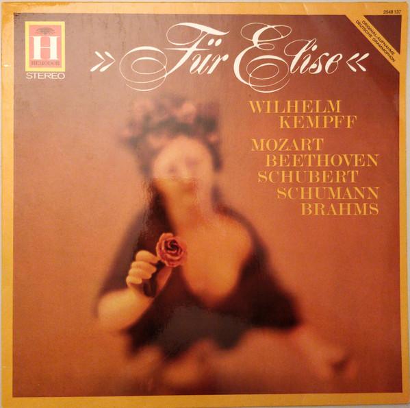 

LP Record WILHELM KEMPFF - WOLFGANG AMADEUS M - For Elise 2548137 Heliodor Germany Classical Used