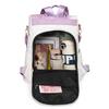 Large Capacity Commuter Women's Backpack Stitching Outdoor Travel Backpack Multi-Functional Shoulder Handbag
