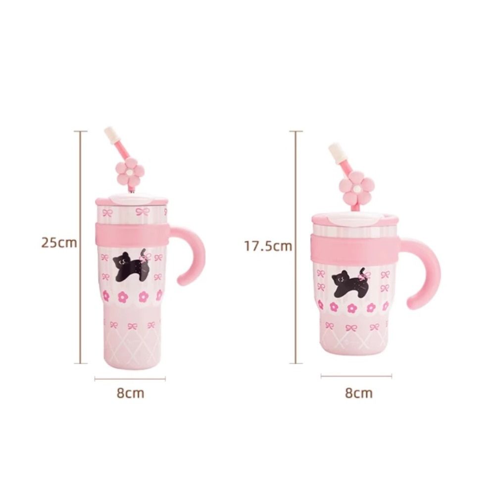 Cartoon Water Bottle Stainless Steel Student Drinking Kettle Fashion Insulated Cup