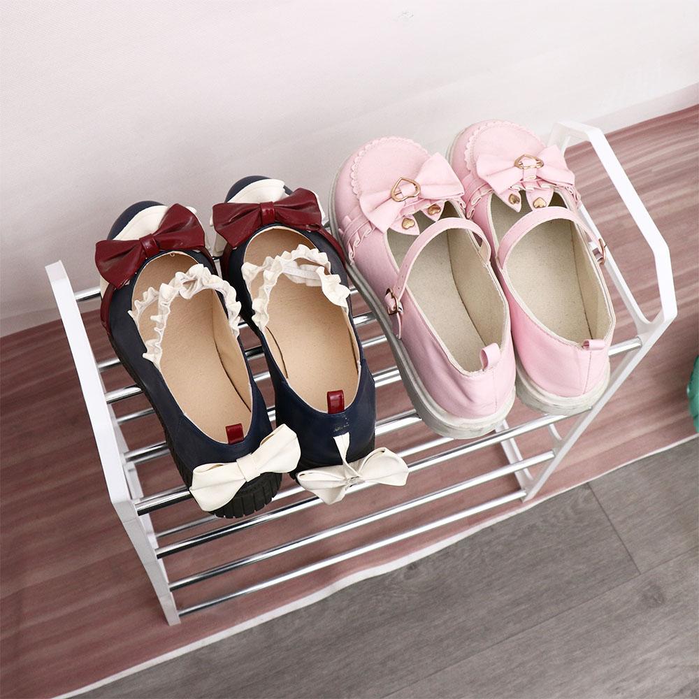 Black Assembly Shoe Rack Plastic Assembly Shoecase Practical 4 Tiers Shoe Cabinet  Students