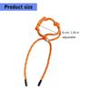 Trendy Nylon Rope Woven Bracelet for Couple Stylish Adjustable Length Wristchain Fashionable Accessory for Parties