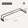 Carbon Steel Goblet Cup Hanger Easy Install Hanging Wine Glass Rack 27cm 34cm for Home Bar Kitchen Organization