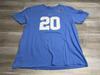 Vintage NFL Hall of Fame Barry Sanders Detroit Lions Short Sleeve T-Shirt Size L
