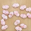 Glazed Ceramic Heart Beads with Vertical Holes for DIY Jewelry and Crafts