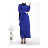 Asymmetrical Crepe Dress With Aller Front And Skirt