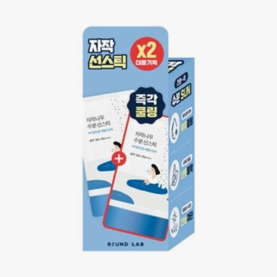 ROUND LAB Birch Juice Moisturizing Sun Stick 19g Double Set