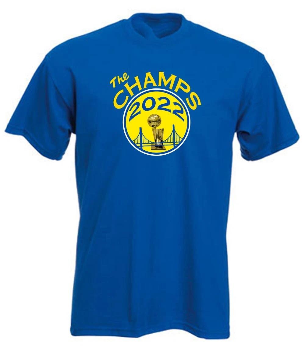 Golden State Warriors 2022 Champions Champs Long Short Sleeve T-Shirt S
