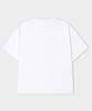 LEMAIN SECOND Crop Plain Oversized Short Sleeve T-Shirt [White]