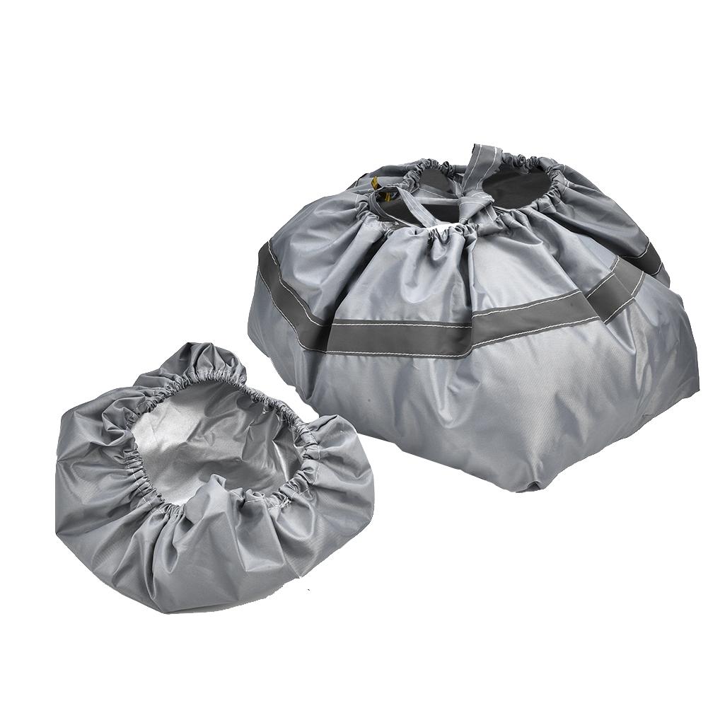 

Профессиональный водонепроницаемый чехол для передней корзины скутера для мобильности + сумка grey