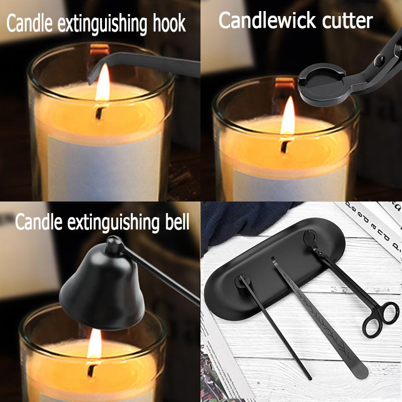Zubehör Dochte Ausblasen Stahl Löschen Zubehör Werkzeug Langer Griff Glocke Feuerlöscher Kerzen Dämpfer Kerze Edelstahl SB081