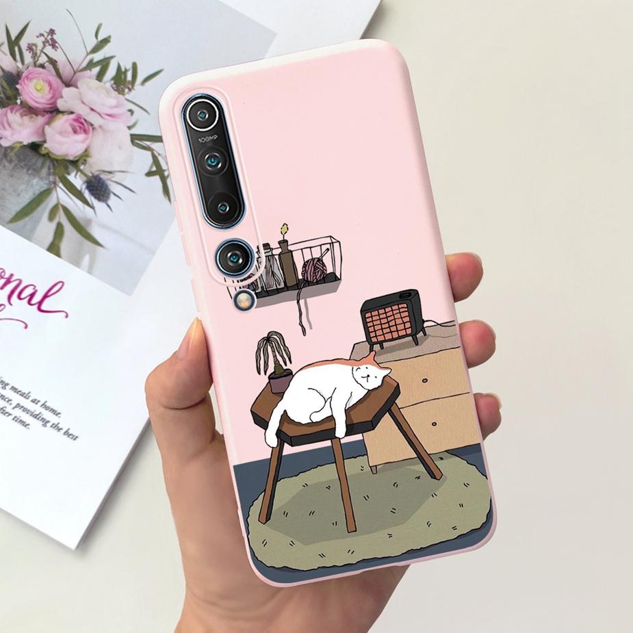 For Xiaomi Mi 10 Pro Case Cute Fashion Painted Cover Soft TPU Shockproof Phone Case For Xiaomi Mi 10 Lite Mi10 Pro 5G Full Coque