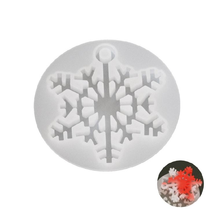 Silicone Resin Snowflake Molds For Jewelry Crafting Create Custom Earrings And Necklaces and Home Display Ornament