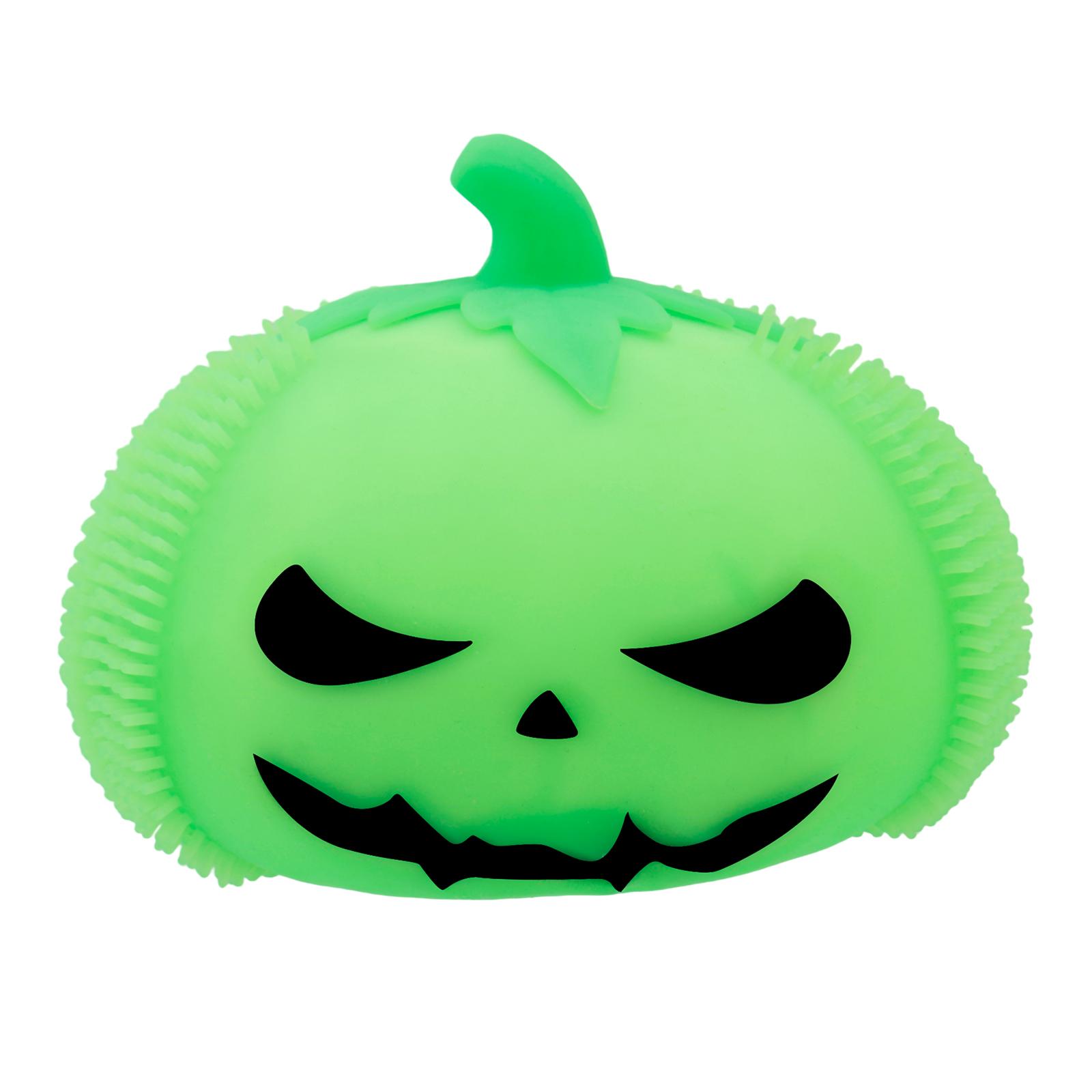 

Halloween Pumpkin Squishy Toy Slow Rising Stress Relief Soft Foam Squeeze Toy for Sensory Play and Anxiety Reduction One Size зелений