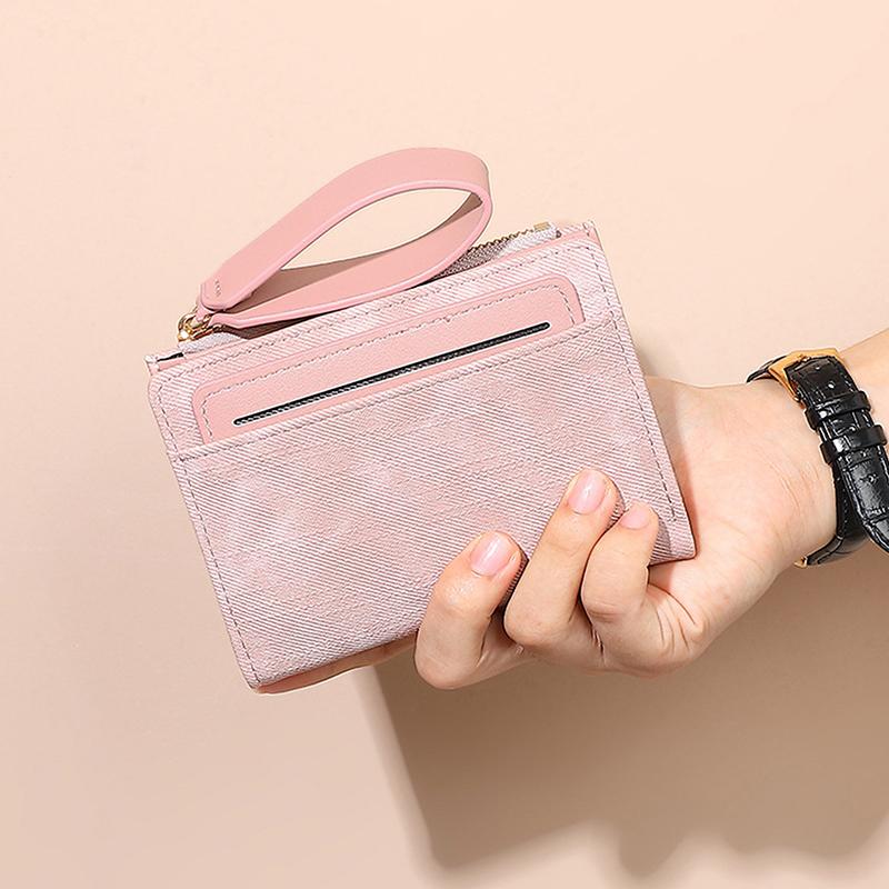 New Design Women'S Short Wallet With 8 Card Slots & Zipper Coin Pocket - Blocking Multi-Function Purse