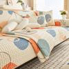 Latex Sofa Cushion Summer Ice Silk Mat Seat Cushion Simple Modern Non-Slip Cushion Cool Sofa Cover Cloth Towel