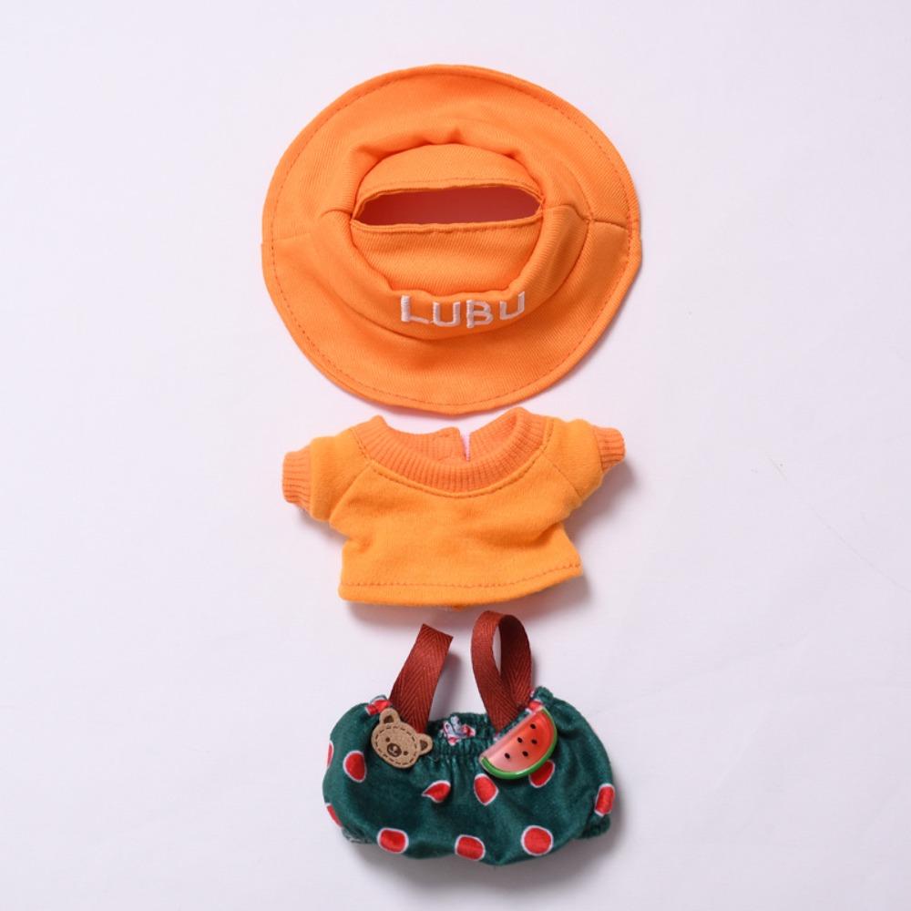 

Арбуз Сидящий Лабубу Время Ткань Летний Стиль 17см Плюшевые Куклы Одежда Детский Подарок Style 2